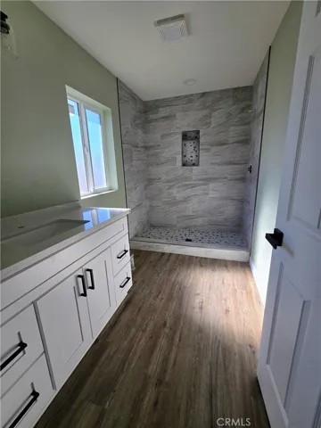 En-suite bathroom in the primary bedroom in the main house