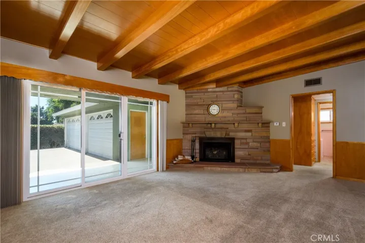 Family room/Den with fireplace
