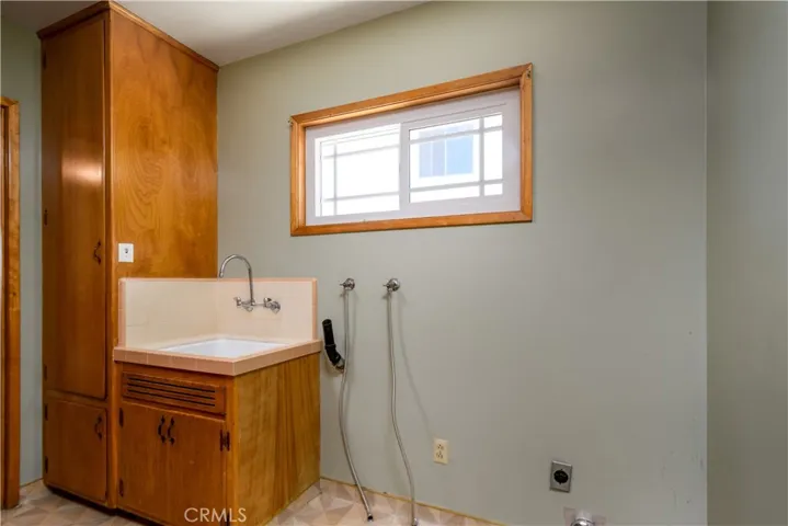 Inside laundry room
