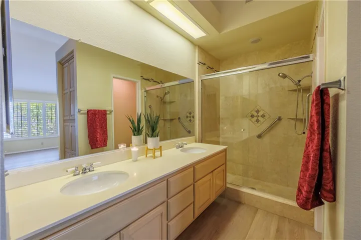 Primary Bathroom with Dual Sinks