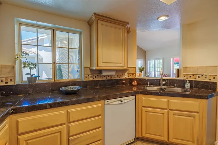 Plenty of counter space and cabinets for storage and pantry