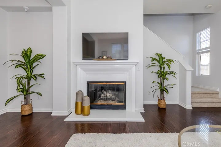 Cozy fireplace