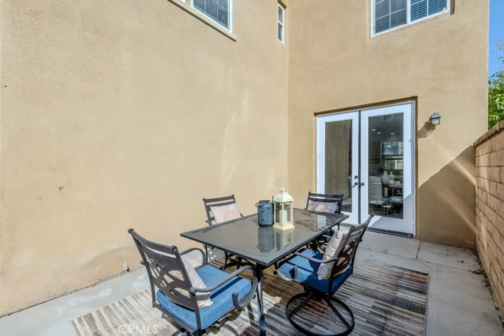 Private patio