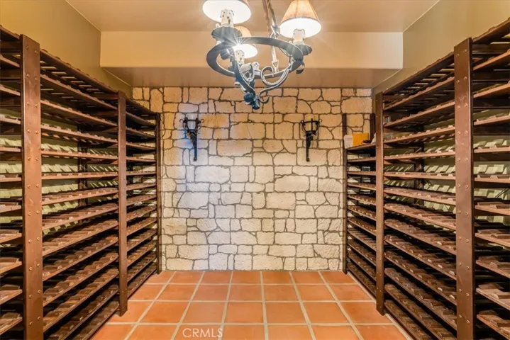 Wine cellar on lower level.