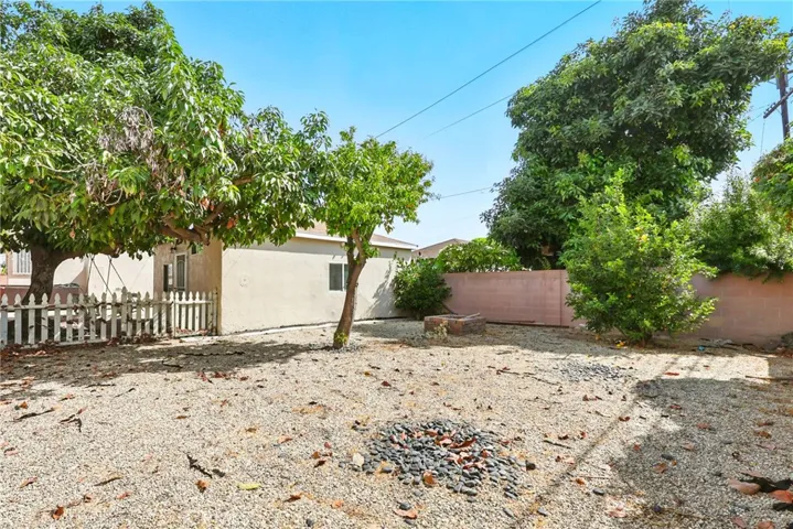 Yard Behind Garage