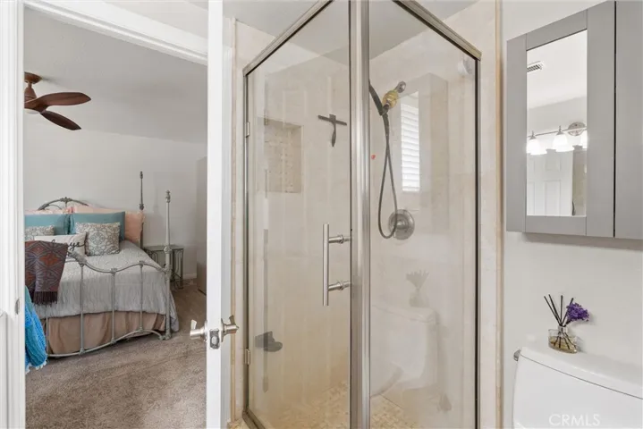 Primary shower.