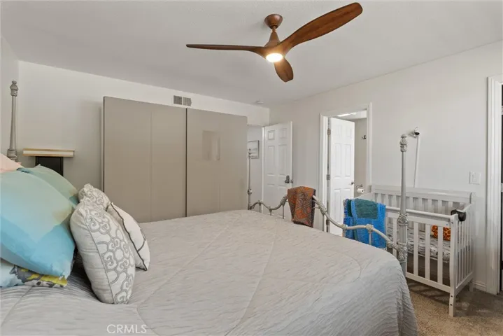 Large primary with en suite attached.