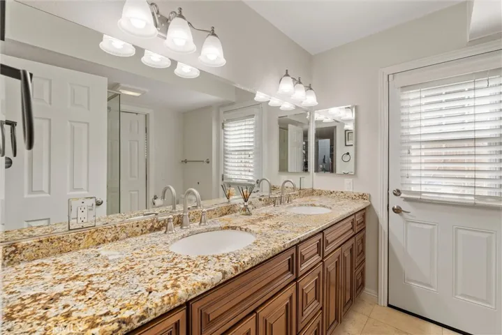 Downstairs bath with private side entrance if desired. Attached to the main level bedroom.