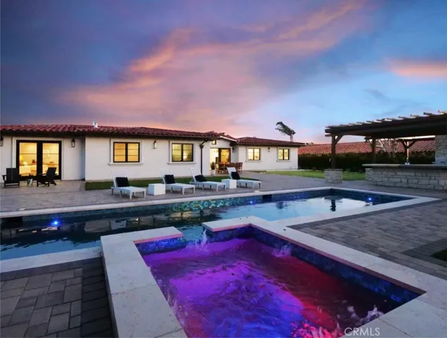 Backyard at Dusk