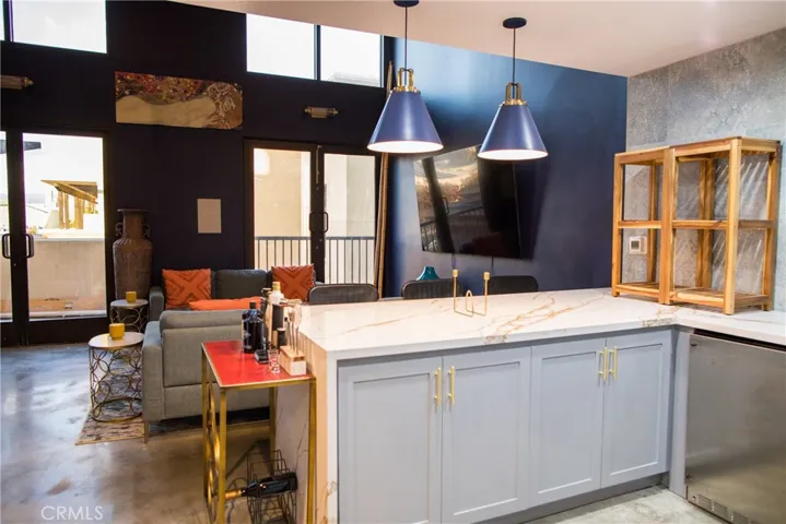 Kitchen view from entry way