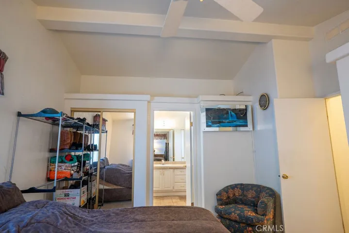 Primary suite with 2 closets