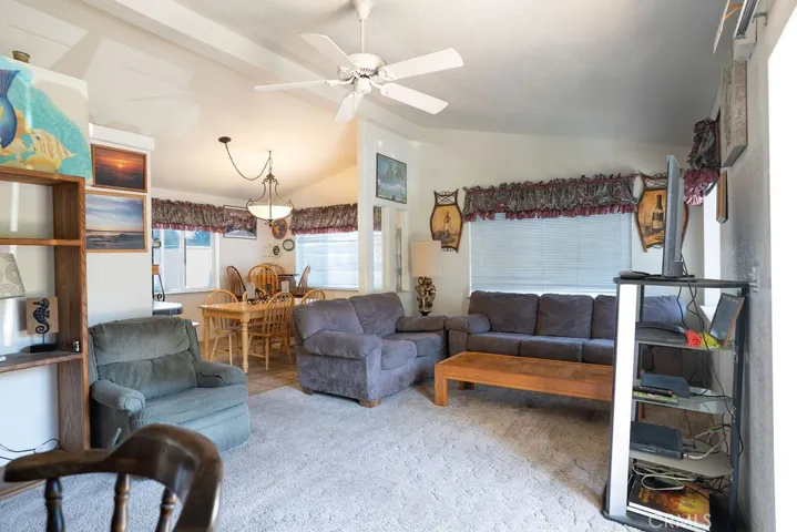 Living room looking into dining room