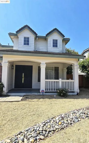 View of front of property featuring a porch
