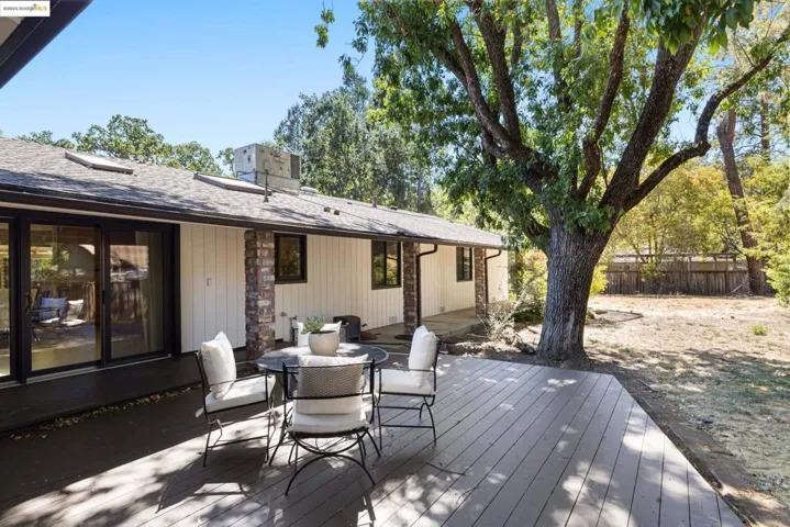 Deck featuring outdoor dining area