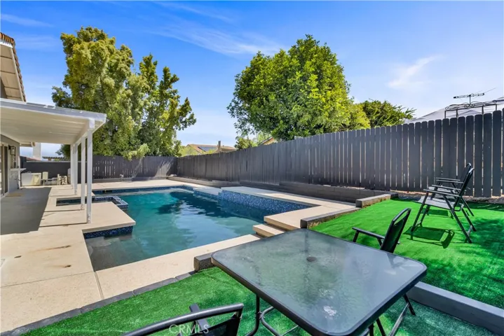 Backyard with Pool