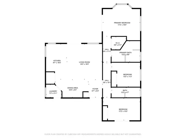 Floor plan may not be exact.