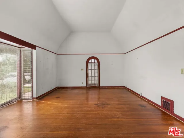 Looking back at Front door