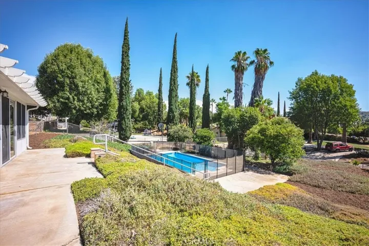 View overlooking pool