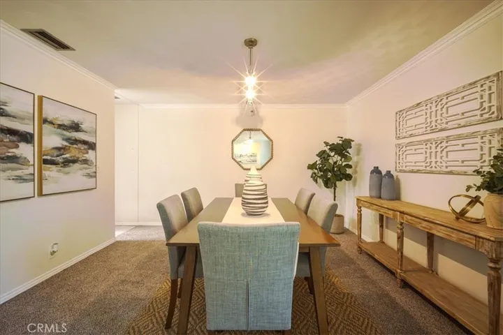 Dining area in Living Room