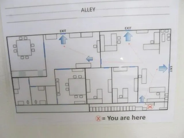 Map Layout of Office Space