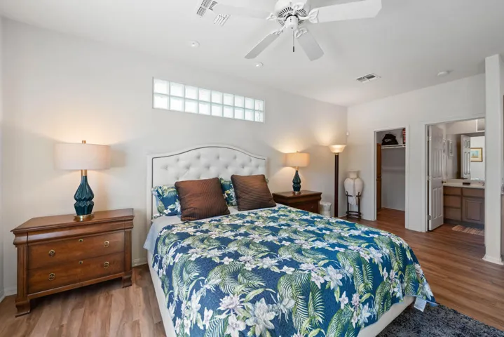 Upper Windows + Ceiling Fan