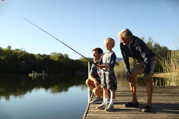 Fishing on Moore's Lake