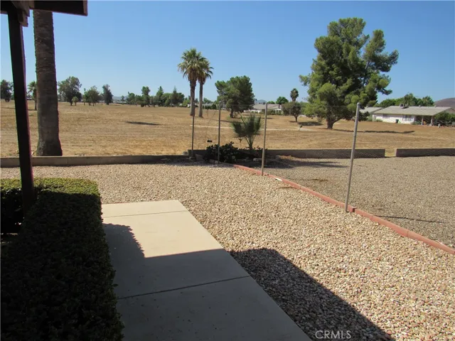 rock scape in the front and back yard