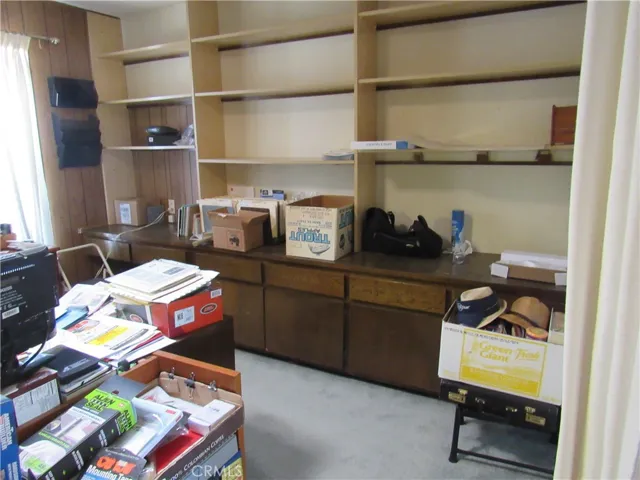 Den with built in desk / or hobby room