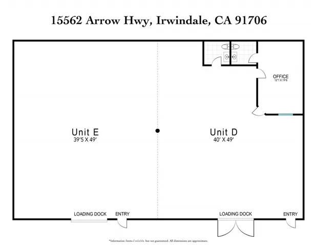 15562 Azusa Canyon Road D & E, Irwindale, California 91706