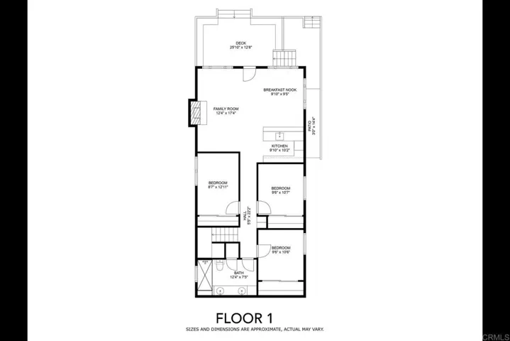 Beach level floor plan