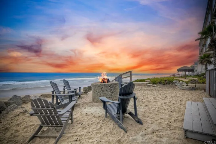 No better place to enjoy an Oceanside sunset tan from your own oceanfront home