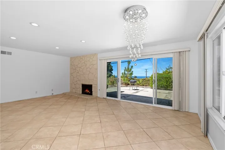 Views from dining and living areas