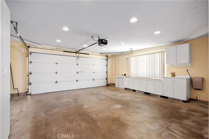 Lots of storage in garage