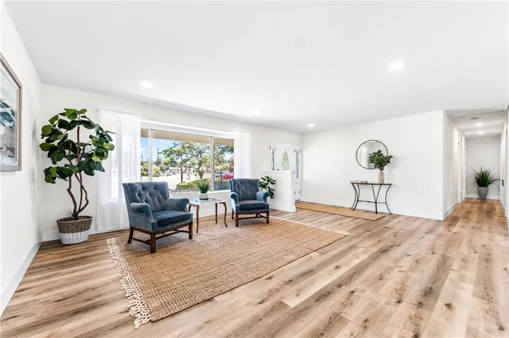 Living Room and Hallway.