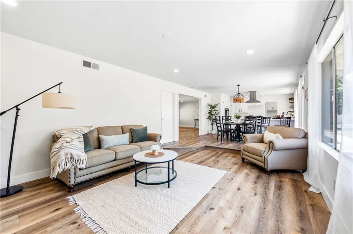 Family Room looking towards dining area