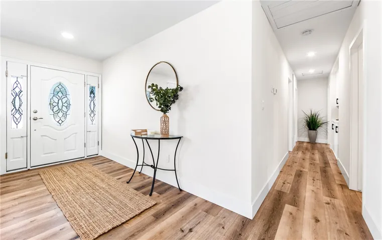 Front door entry and Hall