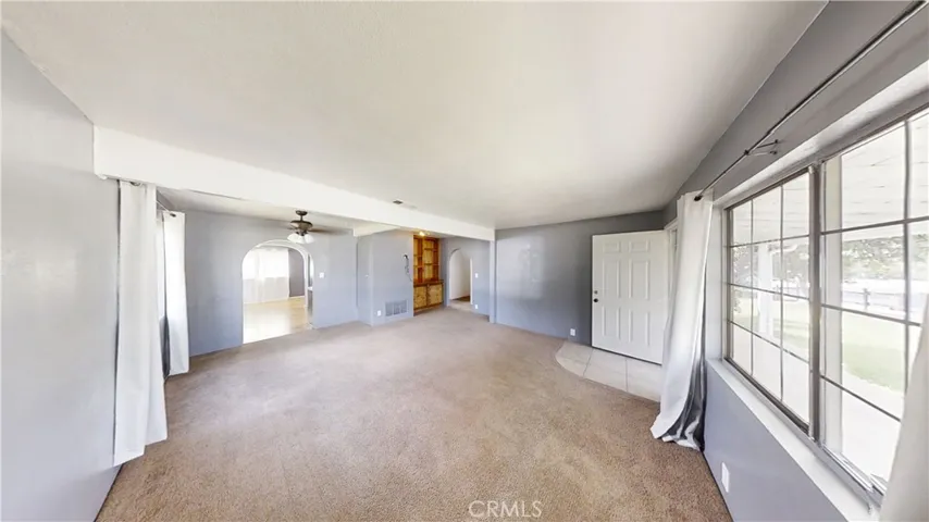 Family room looking at front door