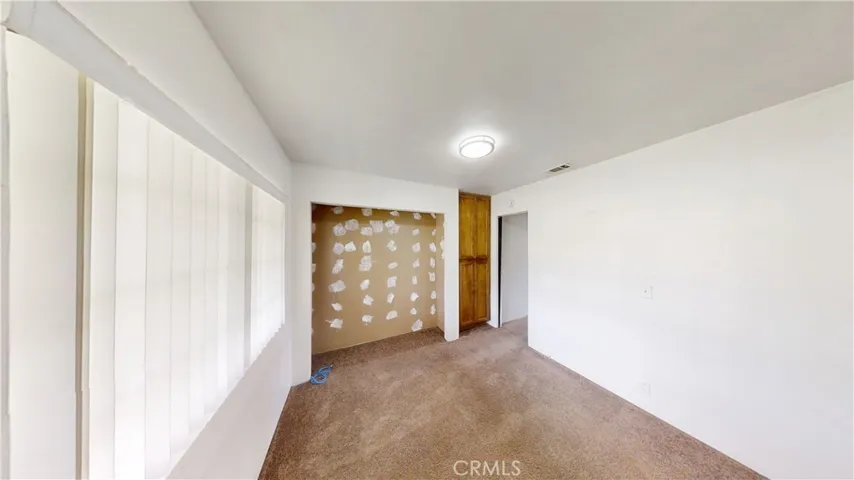 Bedroom with closet view
