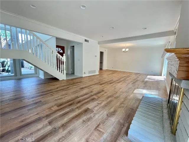 living room & dining room