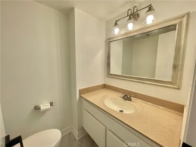 half bathroom in downstairs