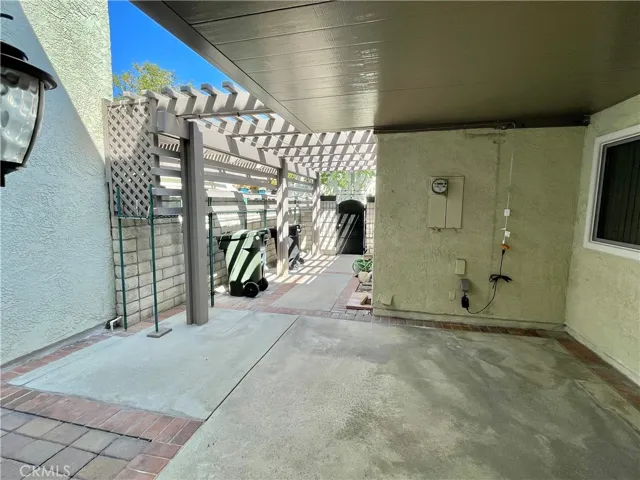 patio in the front porch