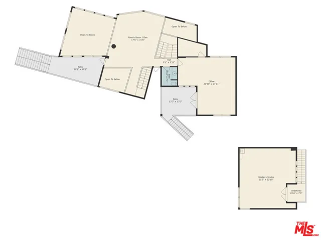 Upper Loft Level Floorplan