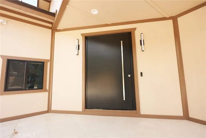 54" custom front door on special swivel