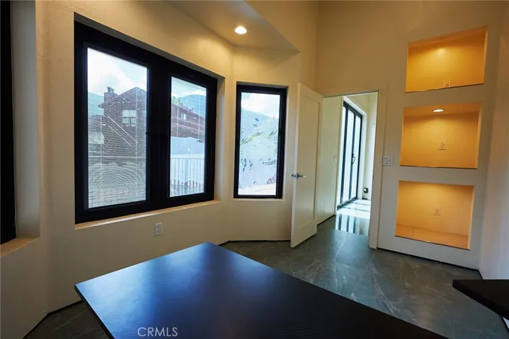 Office looking towards greatroom