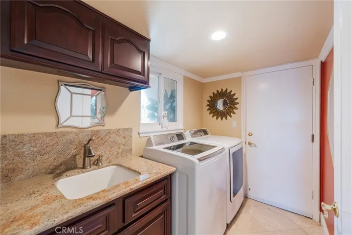 Laundry Room with Sink and Storage