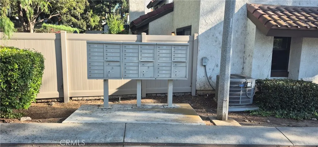 Mailbox area across from unit.