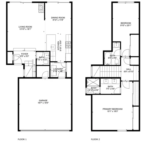 Floor Plan for 4609 E. Via La Paloma #3, Orange.