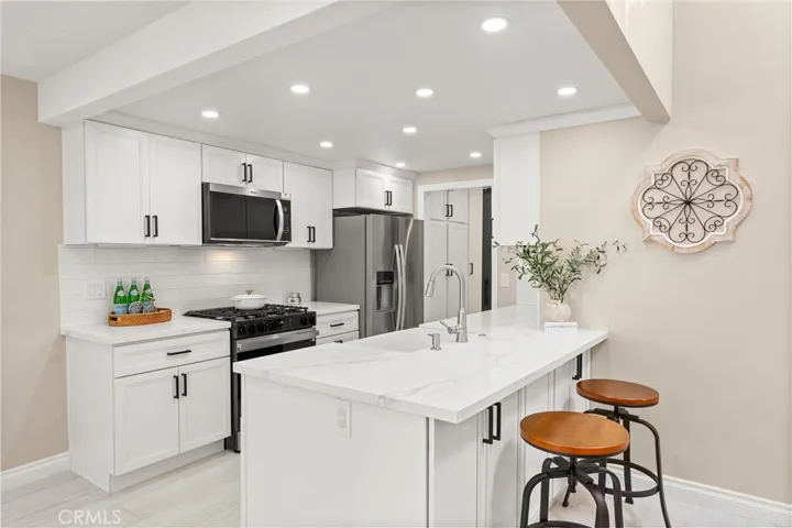 Beautifully remodeled kitchen.