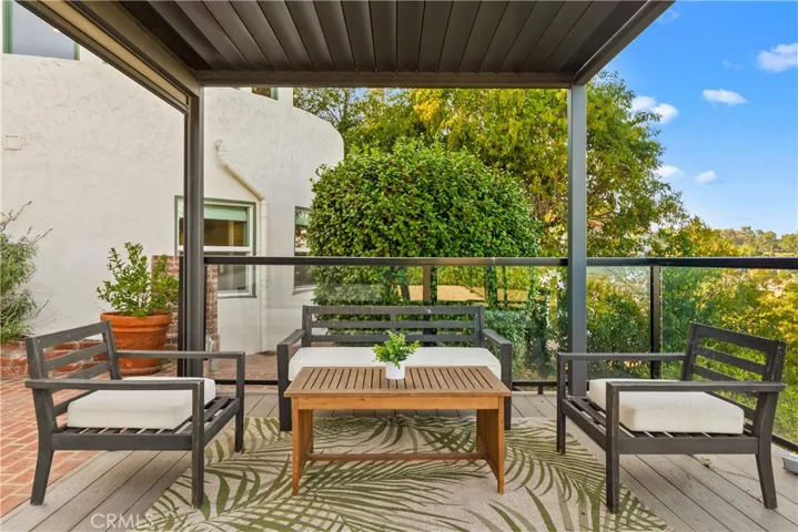 Take pleasure in watching the colors change over the city, ocean, and Palos Verdes skies.