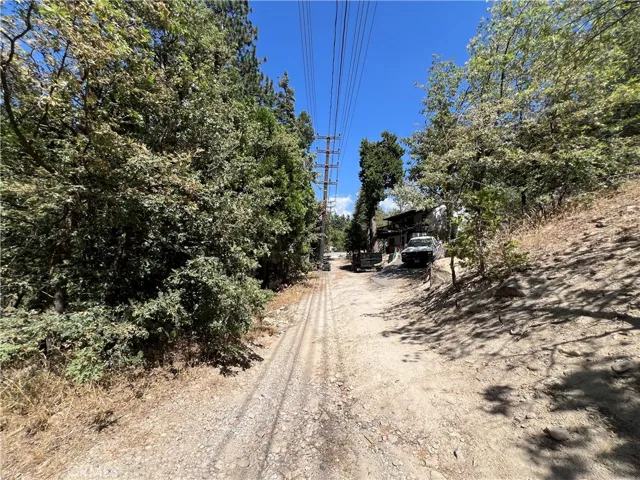 East-facing access road
